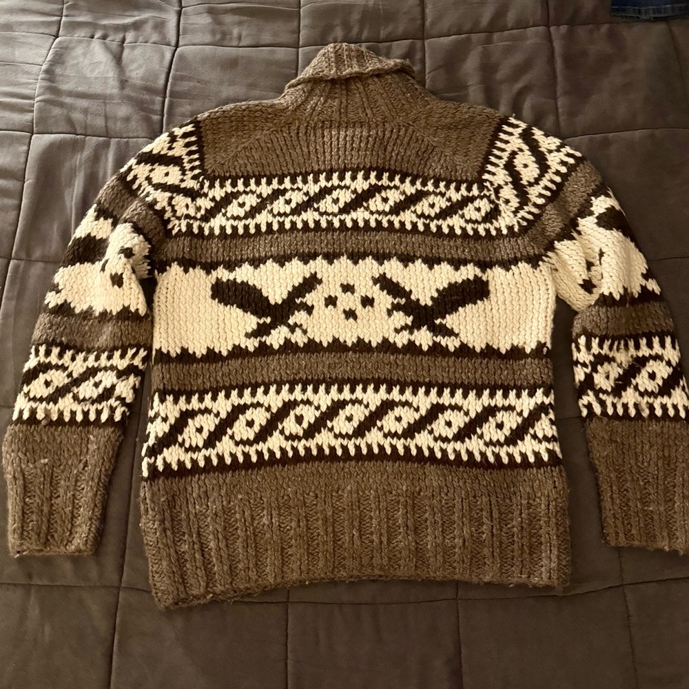 American Eagle Men’s size XL grey and white Sweater - Picture 3 of 5